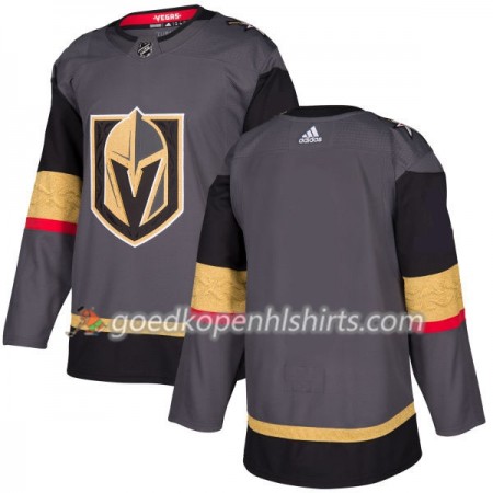 Vegas Golden Knights Blank Adidas 2017-2018 Grijs Authentic Shirt - Mannen